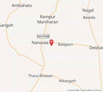 Map of Thaska, Uttar Pradesh