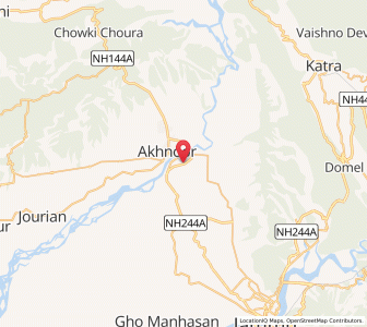 Map of That Ranjan, Kashmir