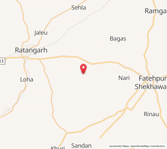 Map of Thathawta, Rajasthan