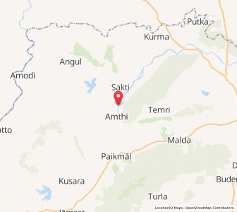 Map of Themiri, Odisha