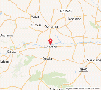 Map of Thengode, Maharashtra