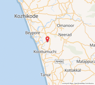 Map of Thenhippalam, Kerala