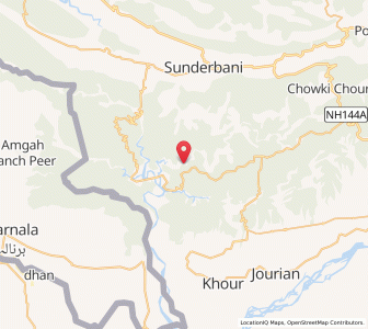 Map of Thi, Kashmir