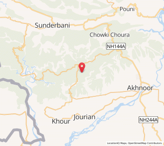 Map of Thil, Kashmir