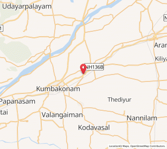 Map of Thiruvidaimaruthur, Tamil Nadu
