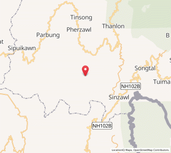 Map of Thlanship, Manipur