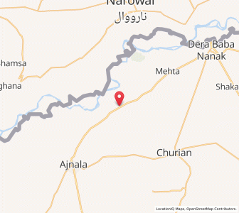Map of Thoba, Punjab