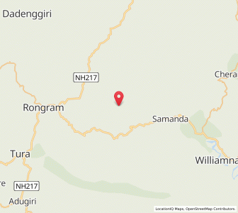 Map of Thongbolgiri, Meghalaya