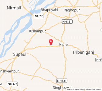 Map of Thumha, Bihar