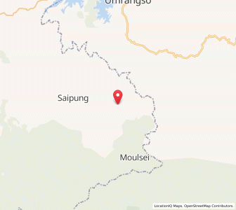 Map of Thuruk, Meghalaya