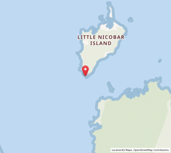Map of Tiden, Andaman and Nicobar Islands