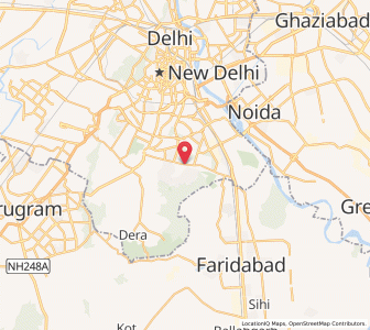 Map of Tighri, Delhi