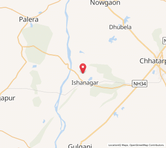 Map of Tigra, Madhya Pradesh