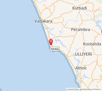 Map of Tikkotti, Kerala