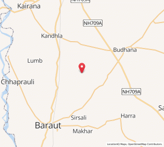 Map of Tikri, Kashmir