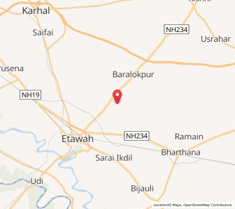 Map of Tikupura, Uttar Pradesh