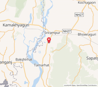 Map of Tilabani, Assam
