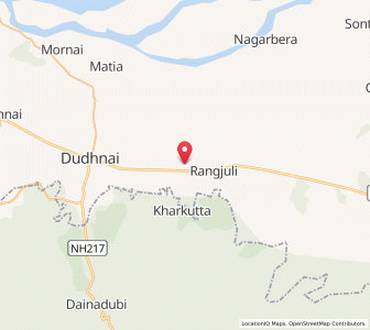 Map of Tilapara, Assam