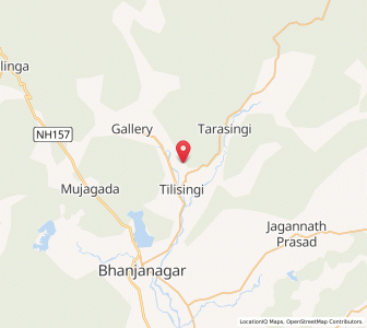 Map of Tilosingi, Odisha