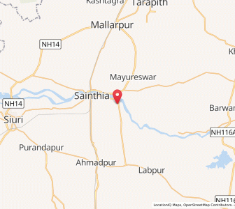 Map of Tilpara, West Bengal