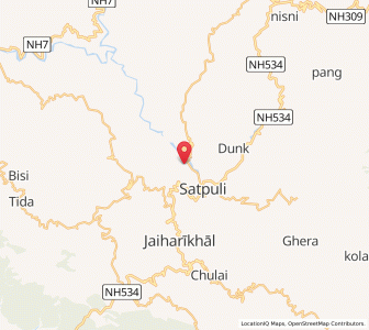 Map of Timaldhar, Uttarakhand