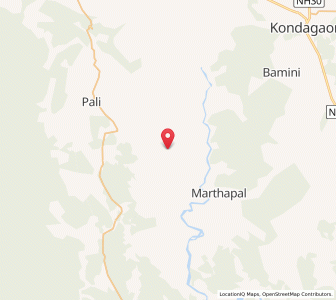 Map of Timanar, Chhattisgarh