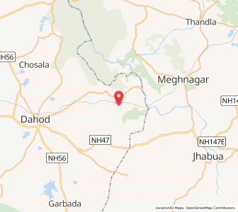 Map of Timarda, Gujarat