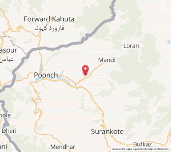 Map of Timble, Kashmir