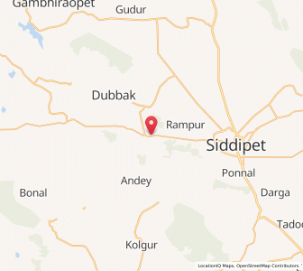 Map of Timmapur, Andhra Pradesh