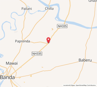 Map of Tindwari, Uttar Pradesh