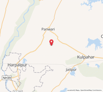 Map of Tingra, Uttar Pradesh