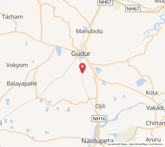 Map of Tipanuru, Andhra Pradesh