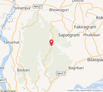 Map of Tipkai, Assam