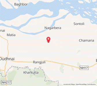 Map of Tiplai, Assam