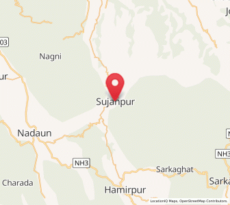 Map of Tira Sujanpur, Himachal Pradesh
