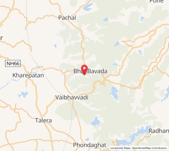 Map of Tiraoda, Maharashtra