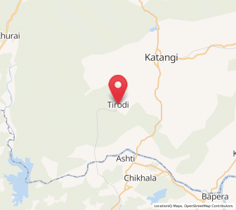 Map of Tirodi, Madhya Pradesh