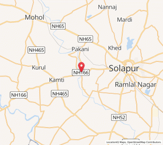 Map of Tirth, Maharashtra