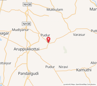Map of Tiruchuli, Tamil Nadu