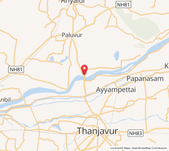 Map of Tirumanur, Tamil Nadu