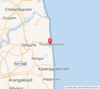 Map of Tirumullaivasal, Tamil Nadu