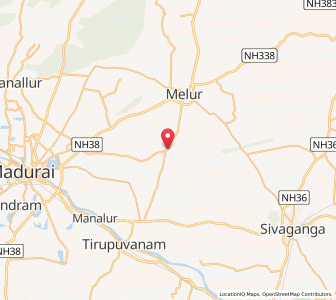 Map of Tiruvadur, Tamil Nadu
