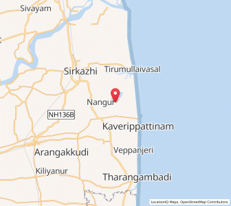 Map of Tiruvengadu, Tamil Nadu