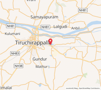 Map of Tiruverumbur, Tamil Nadu