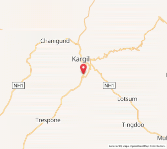 Map of Titichhung, Kashmir