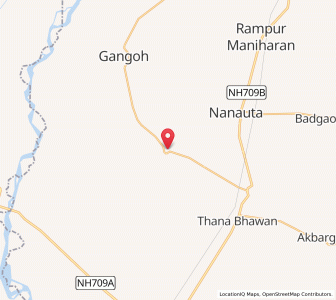 Map of Titron, Uttar Pradesh