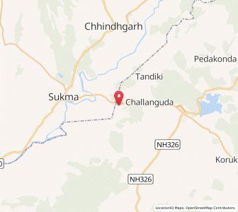 Map of Tittiveru, Chhattisgarh