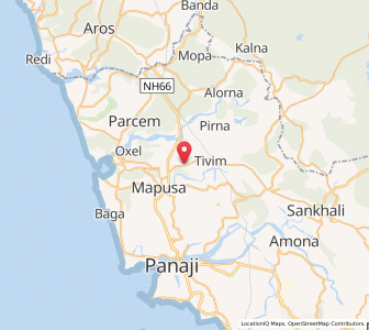 Map of Tivim, Goa