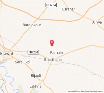 Map of Tiyanpura, Uttar Pradesh
