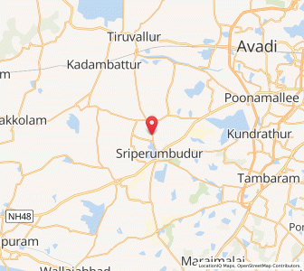 Map of Todukkadu, Tamil Nadu